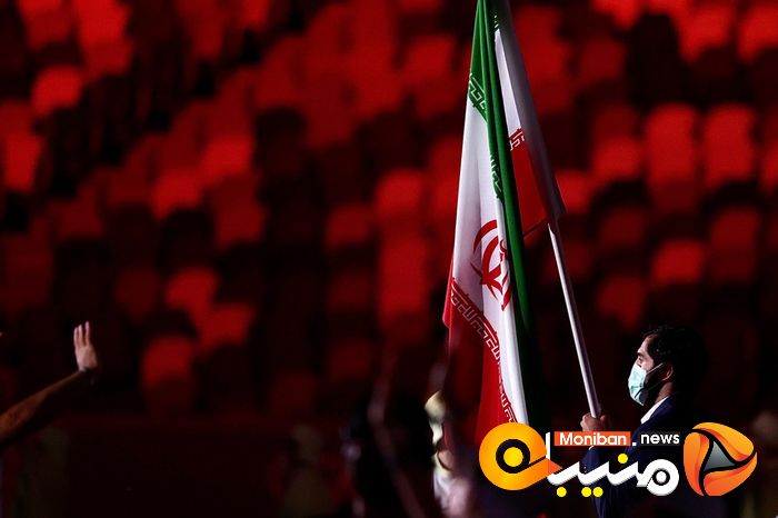 رژه کاروان ایران در المپیک Tokyo 2020