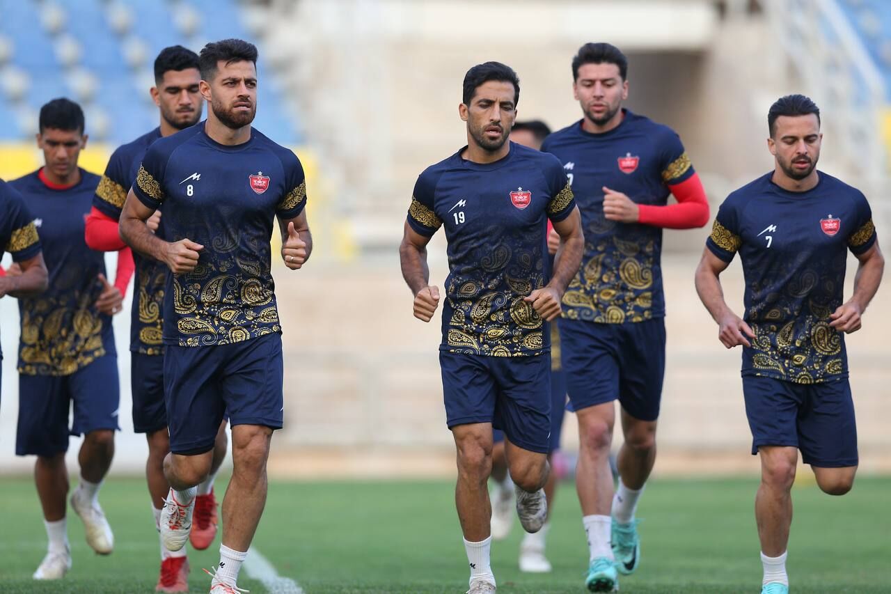 گزارش تصویری/ آخرین تمرین پرسپولیس پیش از بازی با پاختاکور