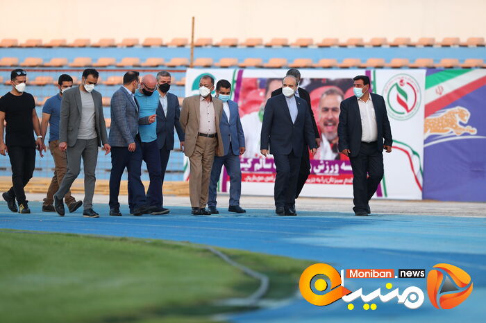 بازديد وزير ورزش و جوانان از اردوي تيم ملي فوتبال