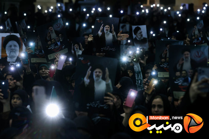 گزارش تصویری| مراسم وداع با رئیسی و همراهانش در مصلی تهران