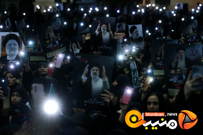 گزارش تصویری| مراسم وداع با رئیسی و همراهانش در مصلی تهران