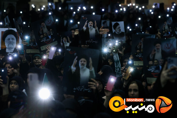 گزارش تصویری| مراسم وداع با رئیسی و همراهانش در مصلی تهران