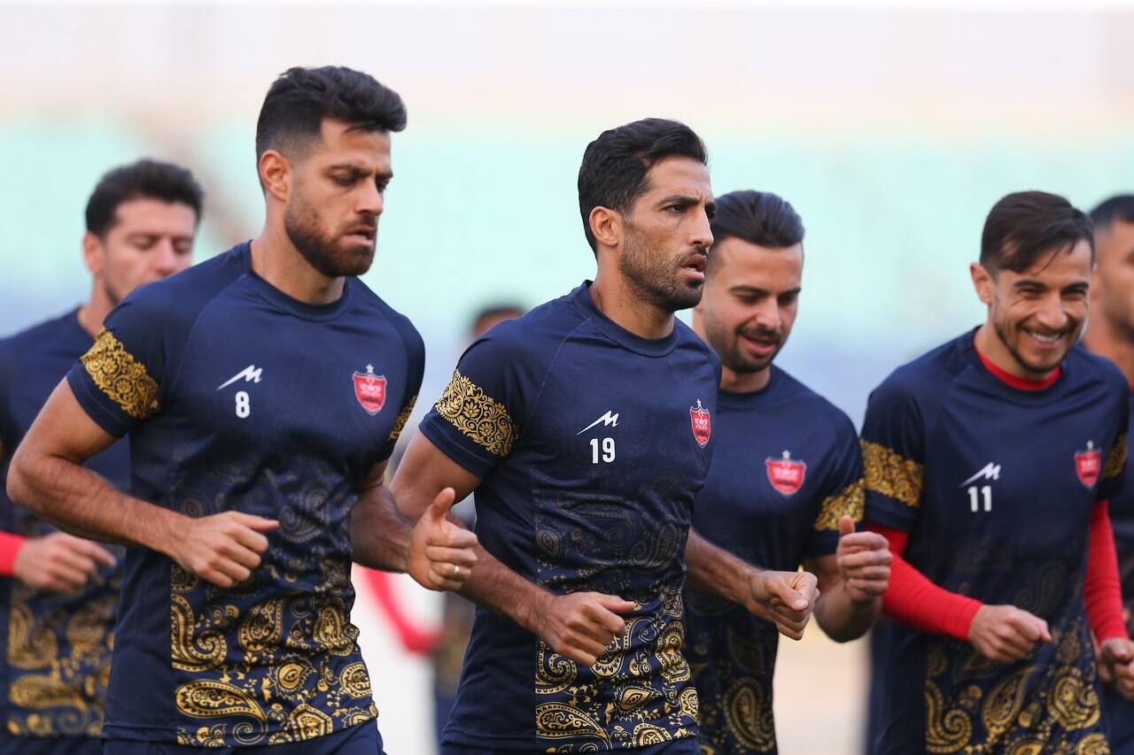 گزارش تصویری/ آخرین تمرین پرسپولیس پیش از بازی با پاختاکور