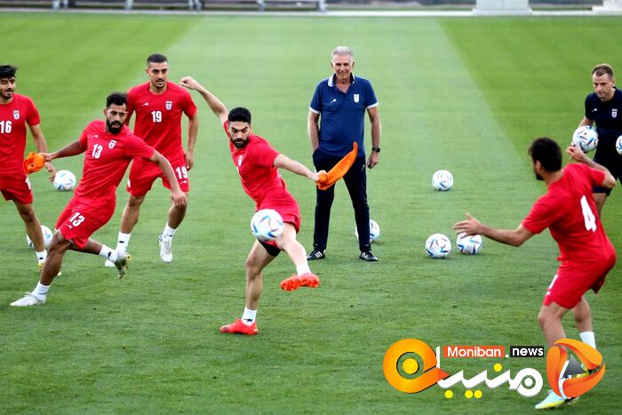 گزارش تصویری| تمرین تیم ملی فوتبال در قطر