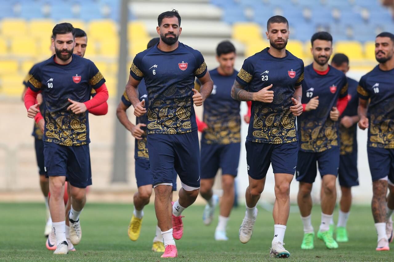 گزارش تصویری/ آخرین تمرین پرسپولیس پیش از بازی با پاختاکور