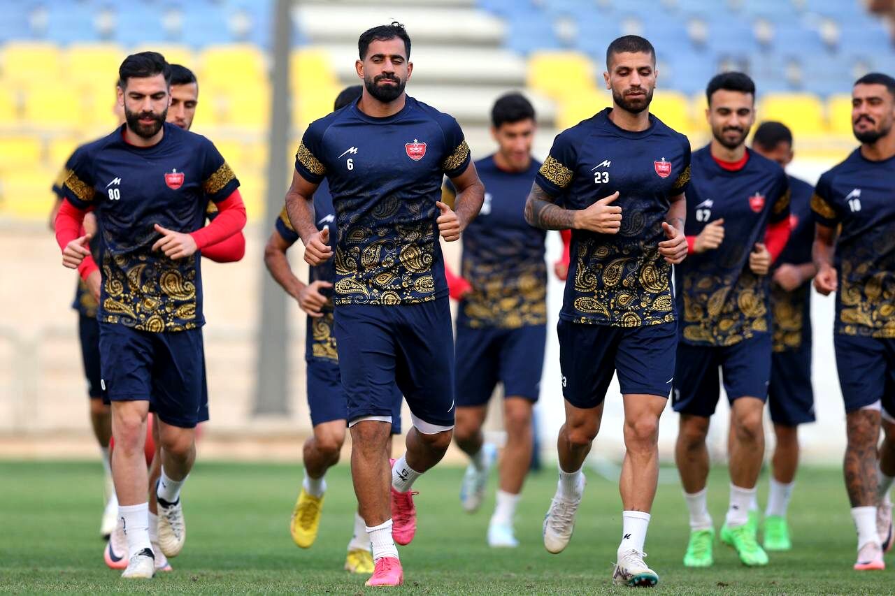 گزارش تصویری/ آخرین تمرین پرسپولیس پیش از بازی با پاختاکور