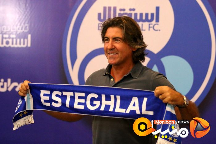 مراسم امضای قرارداد ریکاردو ساپینتو، سرمربی استقلال