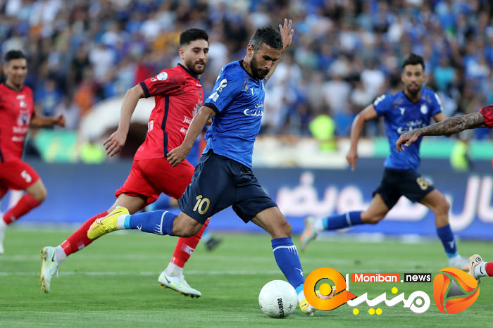 گزارش تصویری| بازی استقلال و نساجی