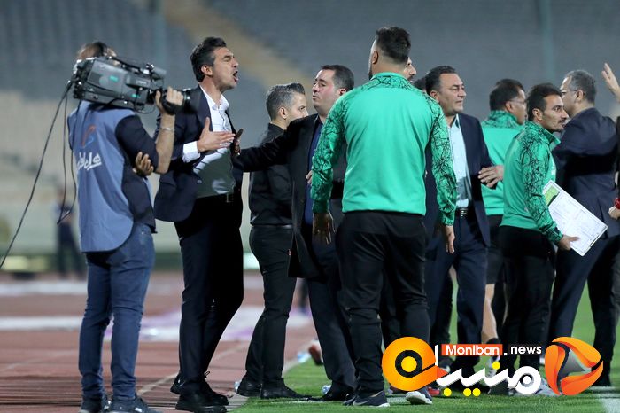 در حاشیه بازی استقلال - آلومینیوم اراک