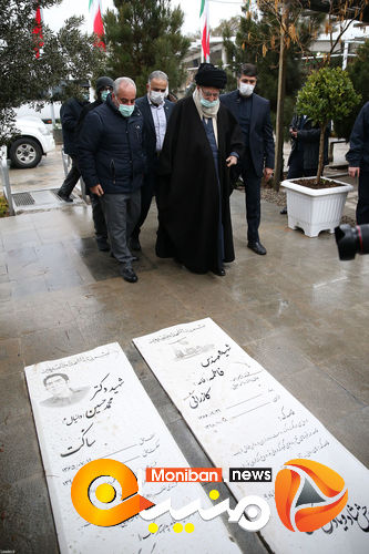 گزارش تصویری| حضور رهبر انقلاب بر مزار شهدا