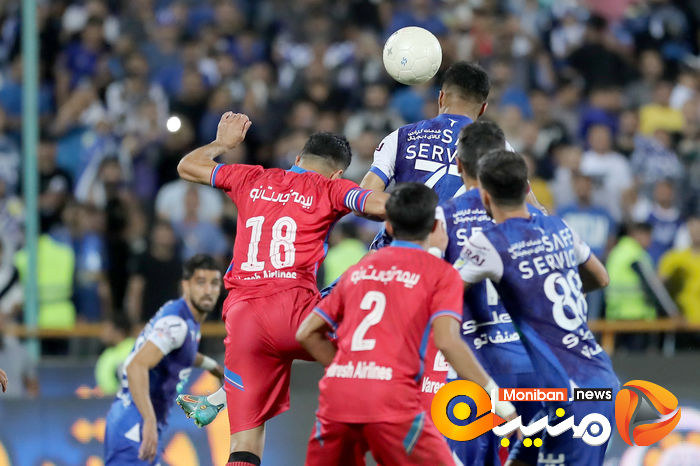 گزارش تصویری| بازی استقلال و نساجی در نیمه نهایی جام حذفی