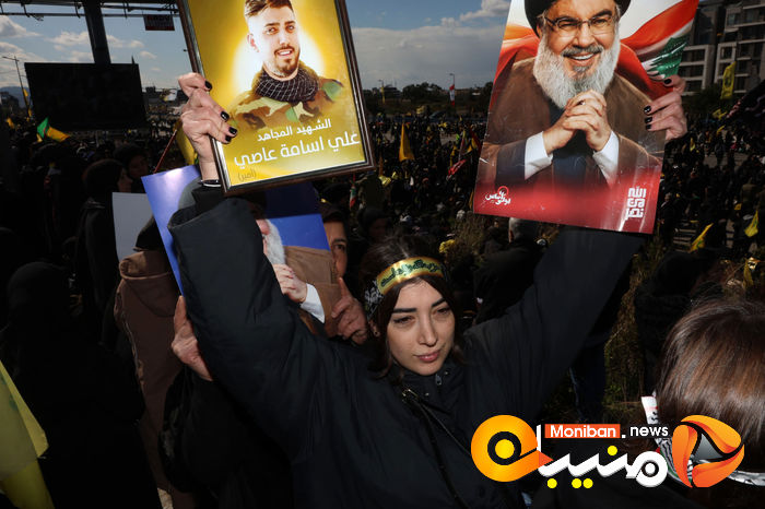 گزارش تصویری/ مراسم تشییع پیکر سیدحسن نصرالله و سیدهاشم صفی الدین