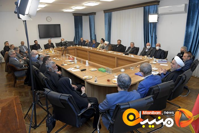 دیدار حسن روحانی با وزرای سابق