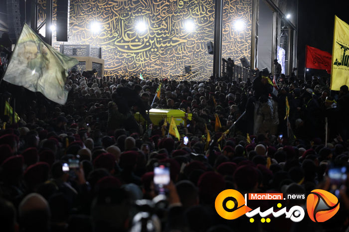 گزارش تصویری/ مراسم تشییع پیکر سیدحسن نصرالله و سیدهاشم صفی الدین