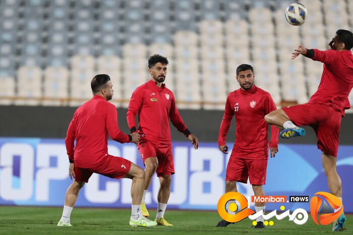 گزارش تصویری| آخرین تمرین پرسپولیس ا استقلال تاجیکستان قبل از بازی حساس