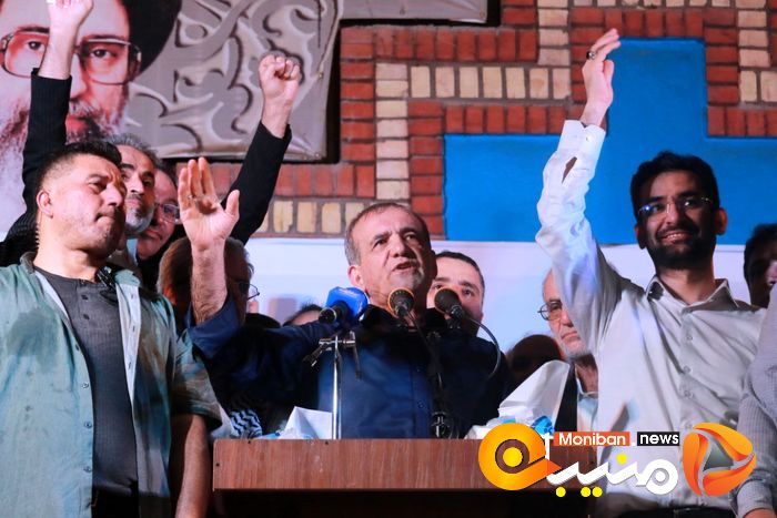 گزارش تصویری| استقبال باشکوه از پزشکیان در اهواز