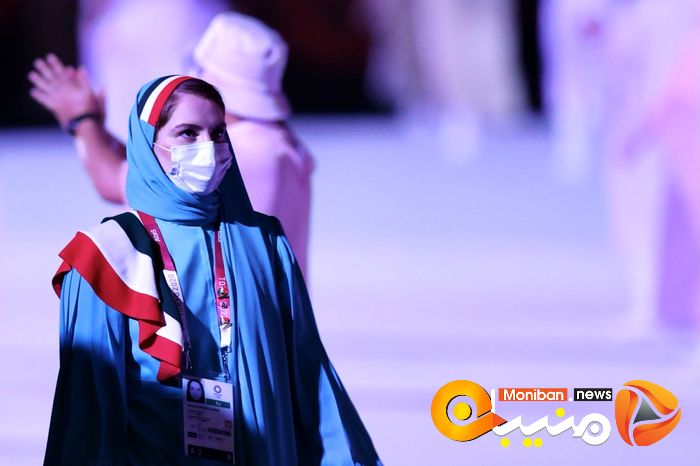 رژه کاروان ایران در المپیک Tokyo 2020