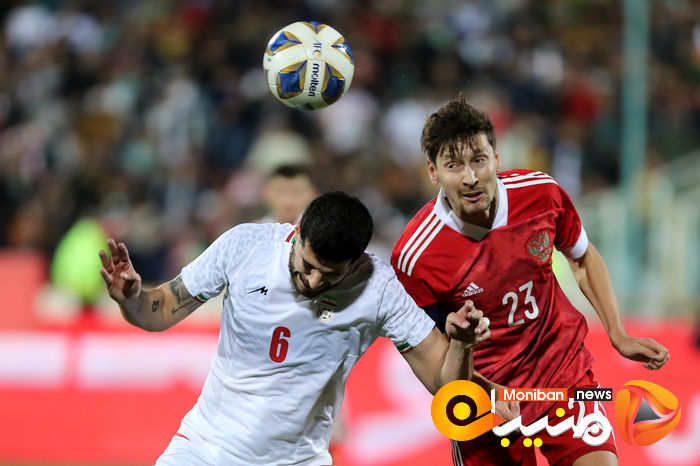 گزارش تصویری| بازی ایران و روسیه