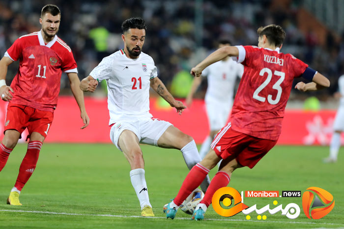 گزارش تصویری| بازی ایران و روسیه