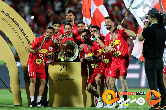 گزارش تصویری|جشن قهرمانی پرسپولیس در جام حذفی