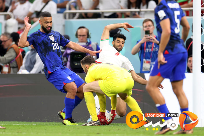 گزارش تصویری| بازی ایران و آمریکا