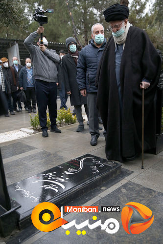 گزارش تصویری| حضور رهبر انقلاب بر مزار شهدا