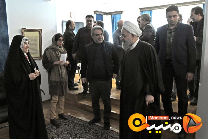 گزارش تصویری| دیدار جنعی از روزنامه نگاران با حسن روحانی