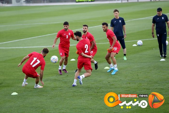 گزارش تصویری| تمرین تیم ملی فوتبال در قطر
