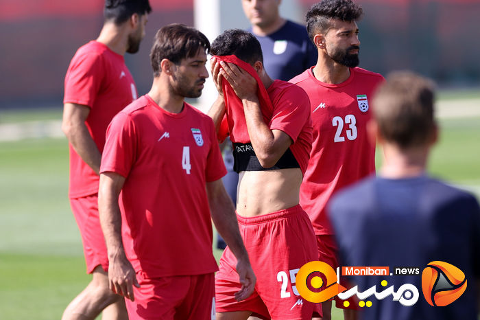 گزارش تصویری| تمرین تیم ملی قبل ار بازی مقابل ولز