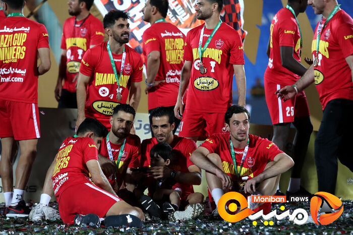 گزارش تصویری|جشن قهرمانی پرسپولیس در جام حذفی