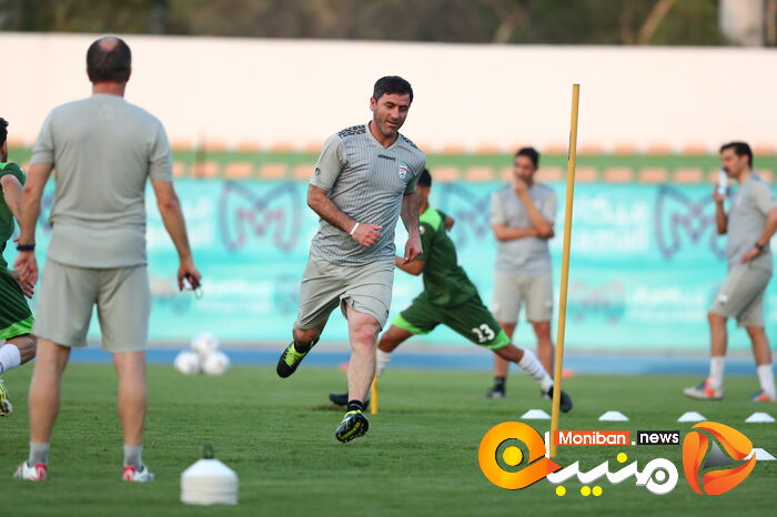 بازديد وزير ورزش و جوانان از اردوي تيم ملي فوتبال
