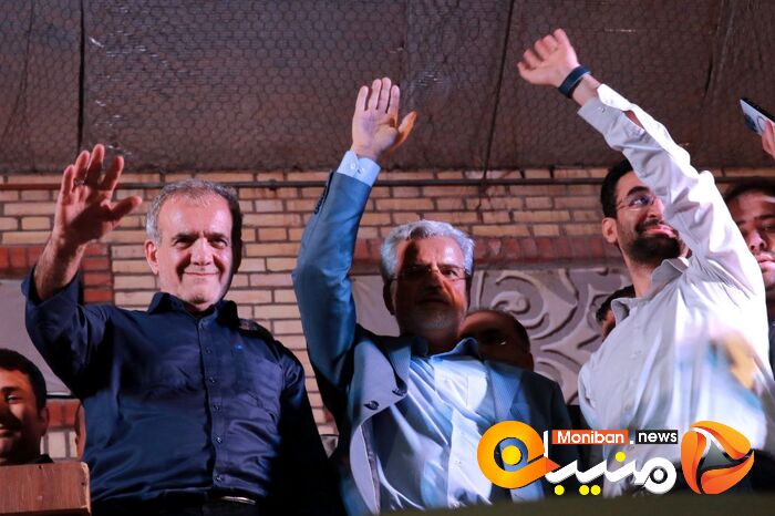 گزارش تصویری| استقبال باشکوه از پزشکیان در اهواز