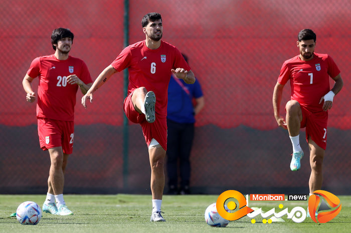 گزارش تصویری| تمرین تیم ملی قبل ار بازی مقابل ولز