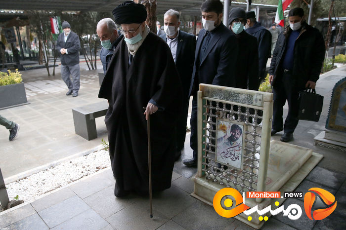 گزارش تصویری| حضور رهبر انقلاب بر مزار شهدا