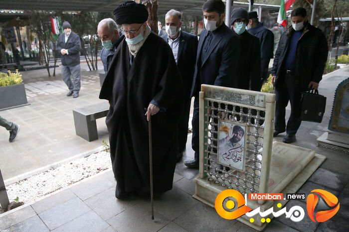 گزارش تصویری| حضور رهبر انقلاب بر مزار شهدا
