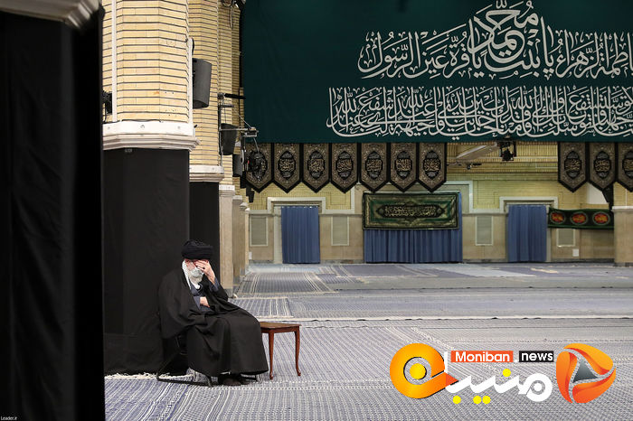 مراسم عزاداری ایام فاطمیه در حسینیه امام خمینی (ره) با حضور رهبر معظم انقلاب