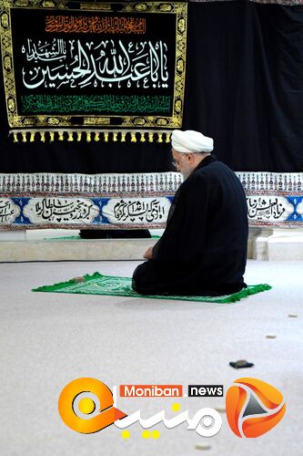 مراسم عزاداری سیدالشهدا (ع) در دفتر حسن روحانی