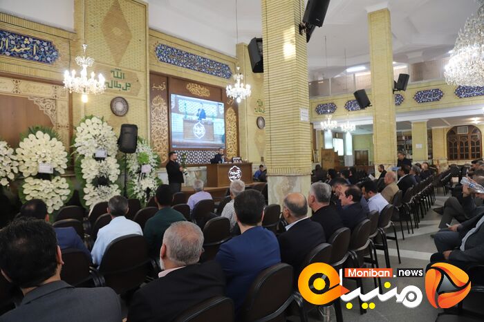 مراسم ختم پدر صاحب امتیاز منیبان