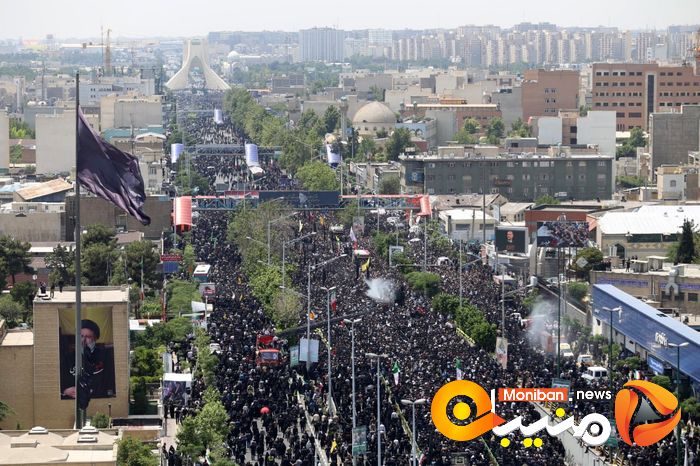 گزارش تصویری| تشییع پیکر رئیسی و همراهانش در تهران