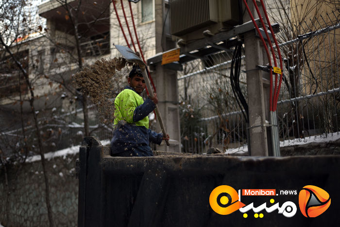 گزارش تصویری| تهران در برف