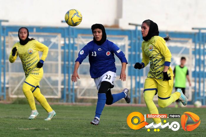 جشن قهرمانی تیم خاتون بم قهرمان رقابت های لیگ فوتبال بانوان