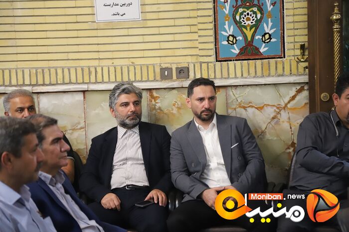 مراسم ختم پدر صاحب امتیاز منیبان