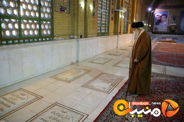 حضور رهبری در مرقد امام خمینی و مزار شهدا
