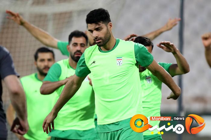 گزارش تصویری| تمرین تیم ملی فوتبال برای بازی با ازبکستان