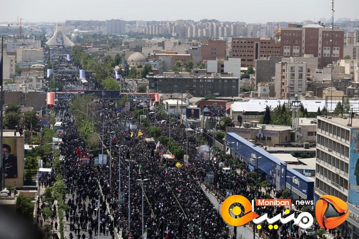 گزارش تصویری| تشییع پیکر رئیسی و همراهانش در تهران
