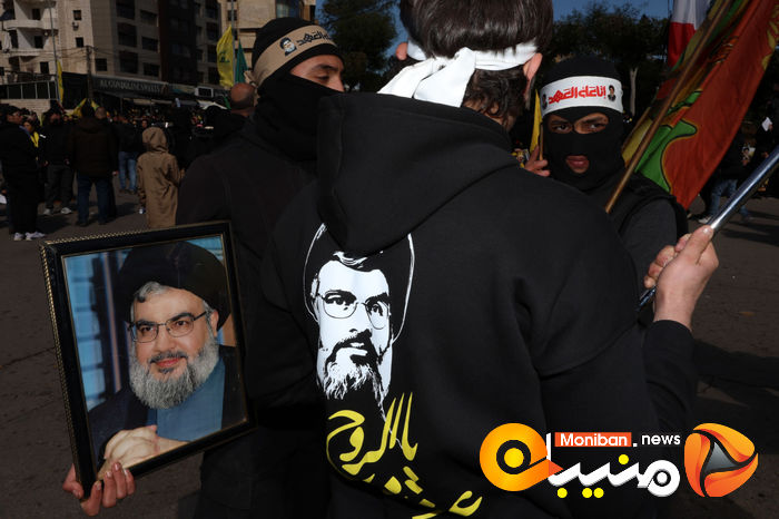 گزارش تصویری/ مراسم تشییع پیکر سیدحسن نصرالله و سیدهاشم صفی الدین