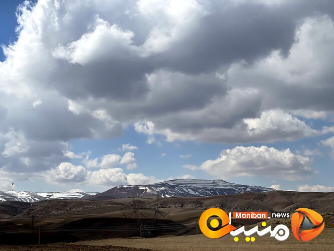 طبیعت زیبا و کوه های رنگارنگ آذربایجان شرقی در ابتدای بهار
