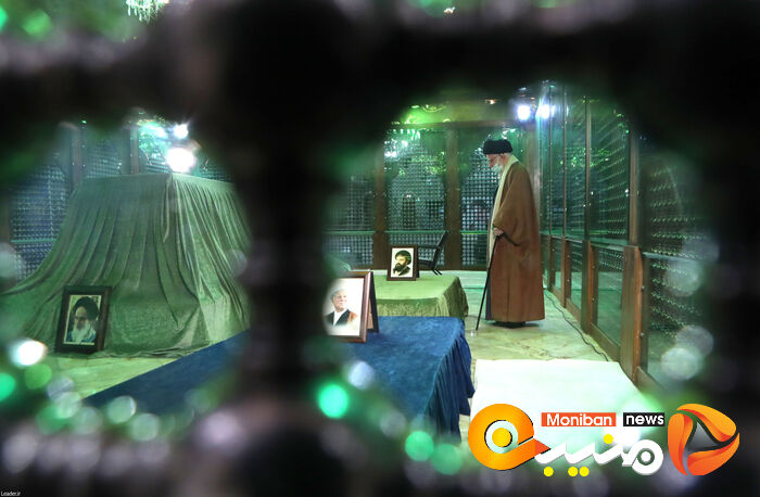 حضور رهبری در مرقد امام خمینی و مزار شهدا