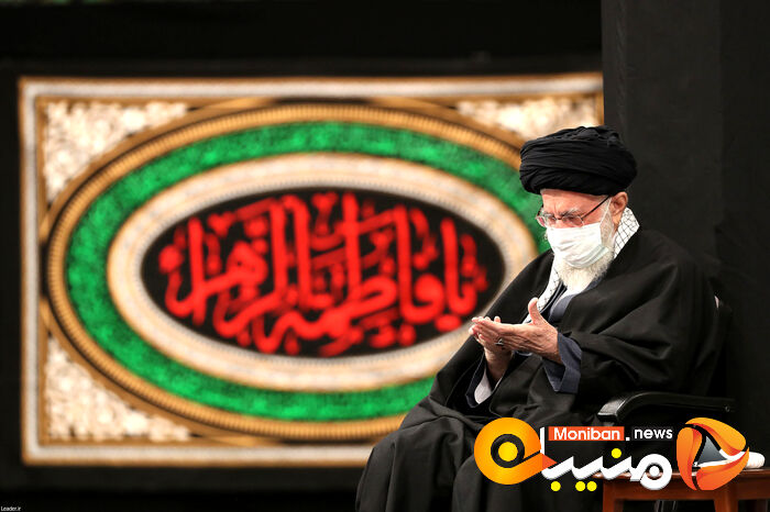 مراسم عزاداری ایام فاطمیه در حسینیه امام خمینی (ره) با حضور رهبر معظم انقلاب