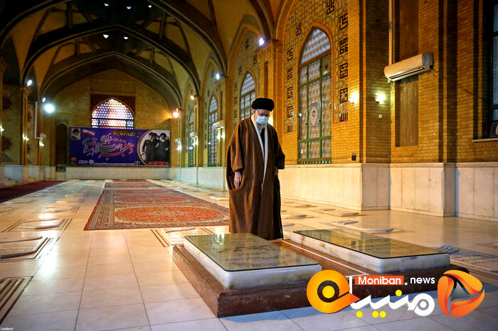 حضور رهبری در مرقد امام خمینی و مزار شهدا